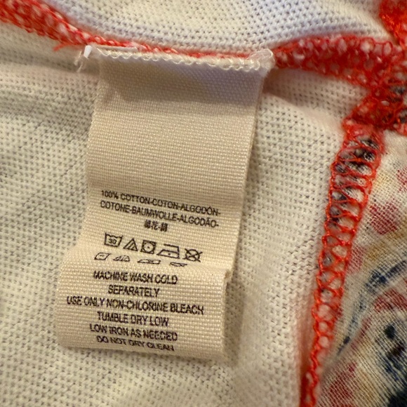 Free People Nicky oversized cropped football tee 33 size L Large - Picture 7 of 8